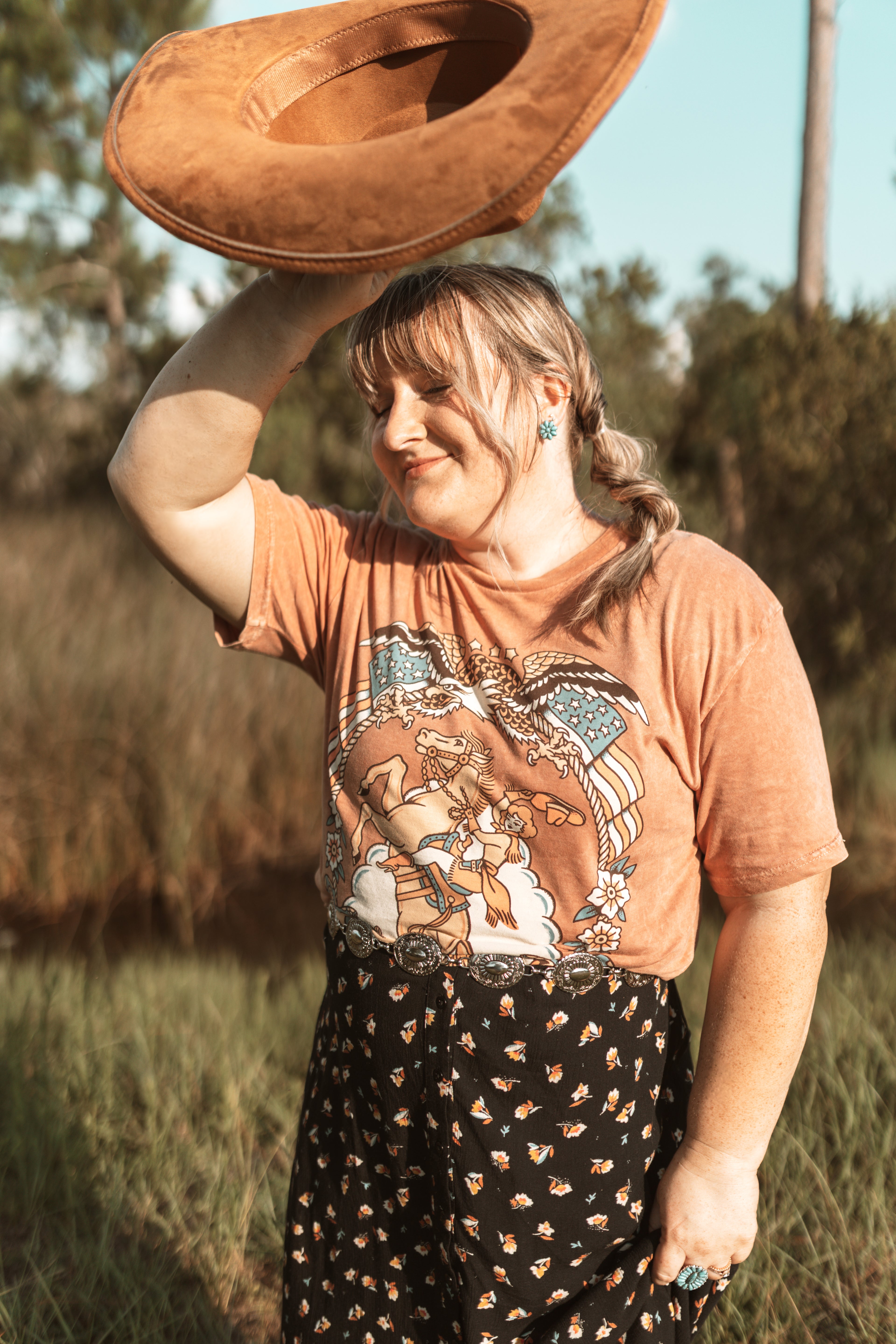 Western Cowgirl Tattoo Tee