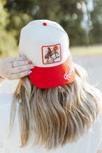 Vintage Cowboy Stamp Trucker Hat