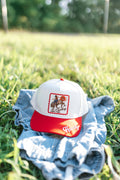 Vintage Cowboy Stamp Trucker Hat