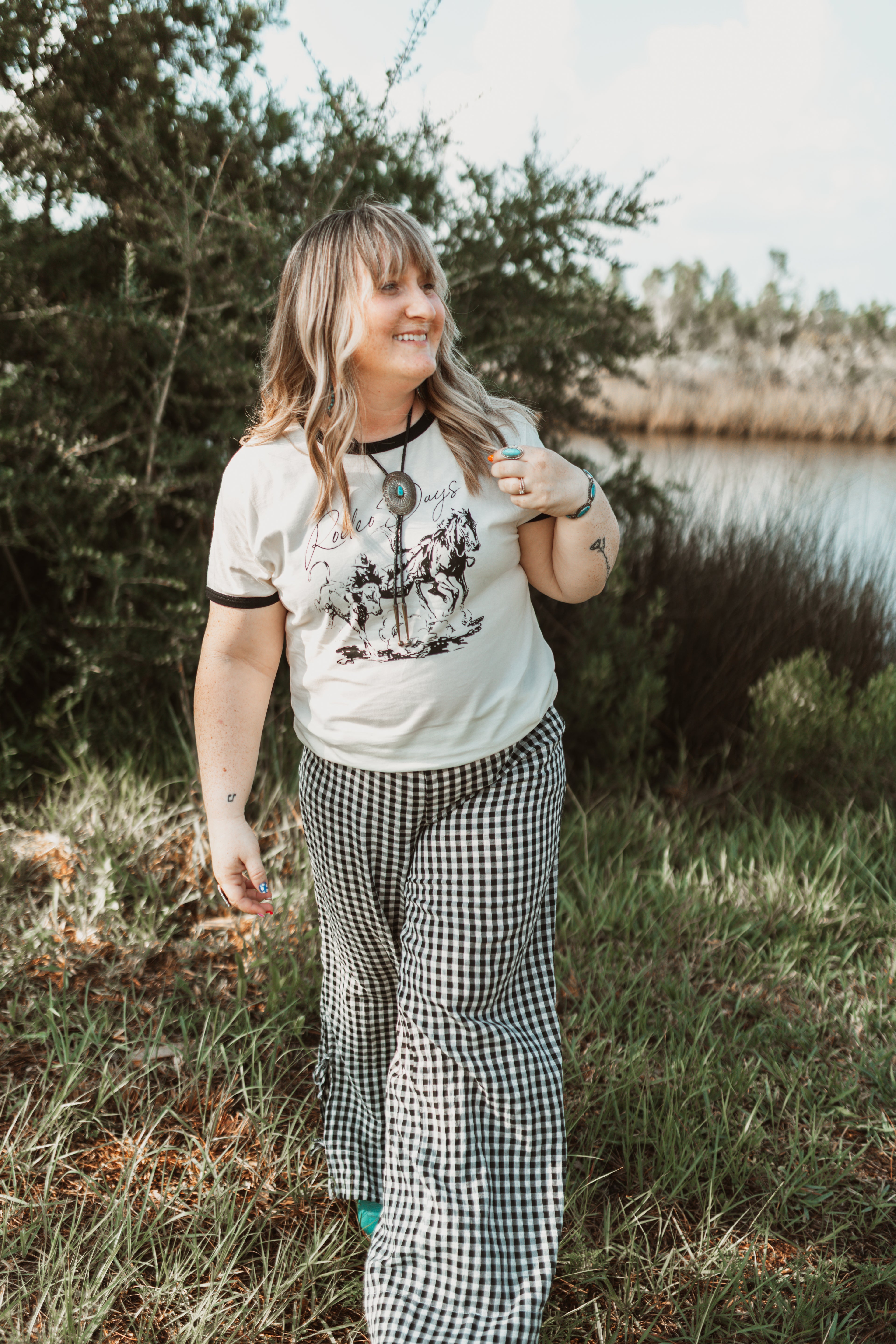 Rodeo Days Ringer Tee