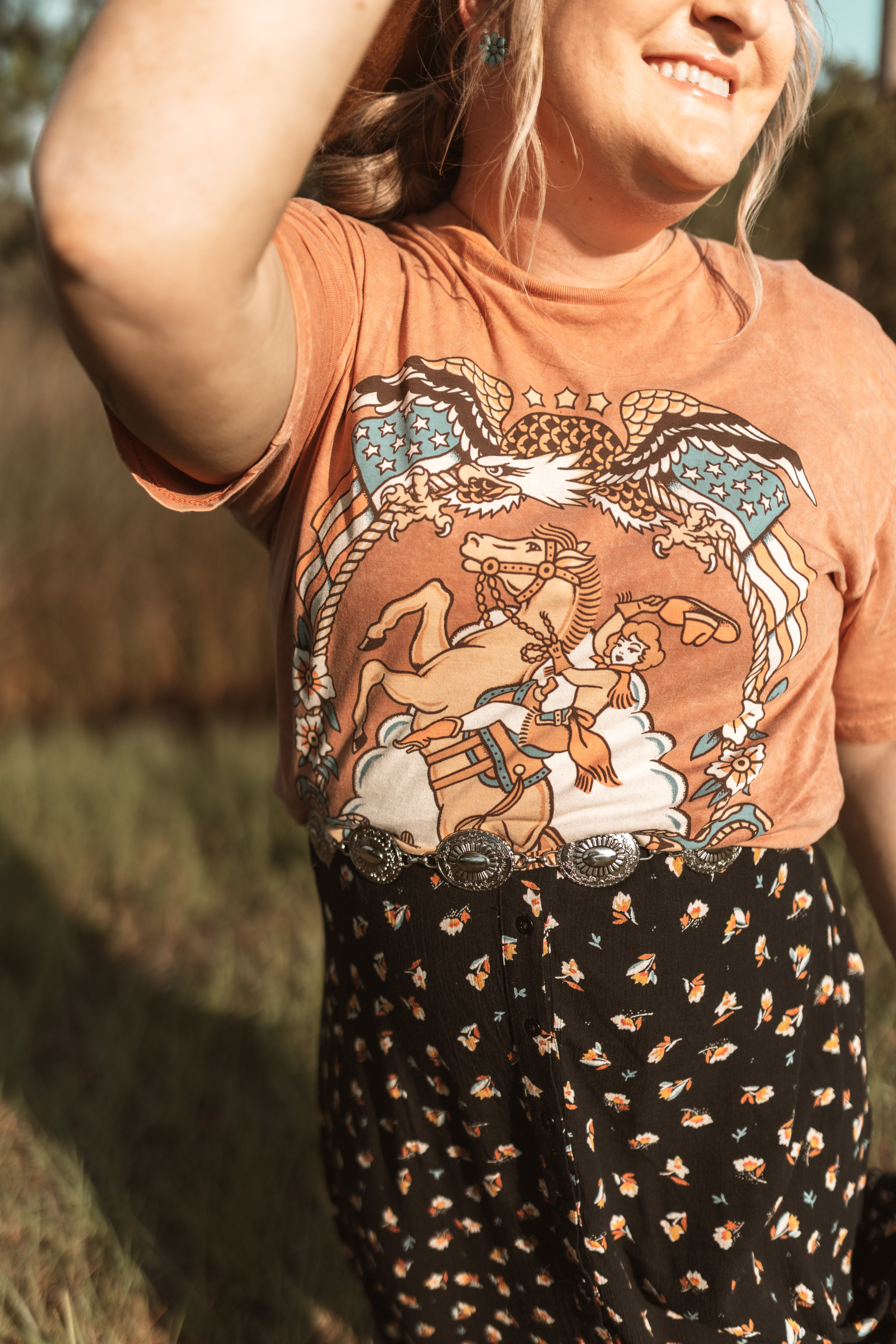 Western Cowgirl Tattoo Tee
